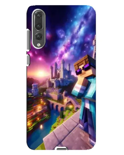 Чехол для Huawei P20 Pro (CLT-L04) с картинкой «Стив и космос» Чехол для Huawei P20 Pro (CLT-L04) с картинкой «Стив и космос»