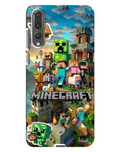 Чехол для Huawei P20 Pro (CLT-L04) с картинкой «Замок Minecraft» Чехол для Huawei P20 Pro (CLT-L04) с картинкой «Замок Minecraft»