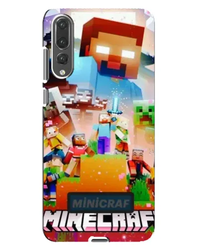 Чехол для Huawei P20 Pro (CLT-L04) с картинкой «Minecraft герои игры» Чехол для Huawei P20 Pro (CLT-L04) с картинкой «Minecraft герои игры»