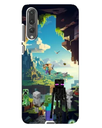 Чехол для Huawei P20 Pro (CLT-L04) с картинкой «Эндермен в лесу» Чехол для Huawei P20 Pro (CLT-L04) с картинкой «Эндермен в лесу»