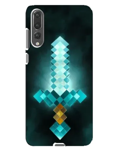 Чехол для Huawei P20 Pro (CLT-L04) с картинкой «Алмазный меч неон» Чехол для Huawei P20 Pro (CLT-L04) с картинкой «Алмазный меч неон»