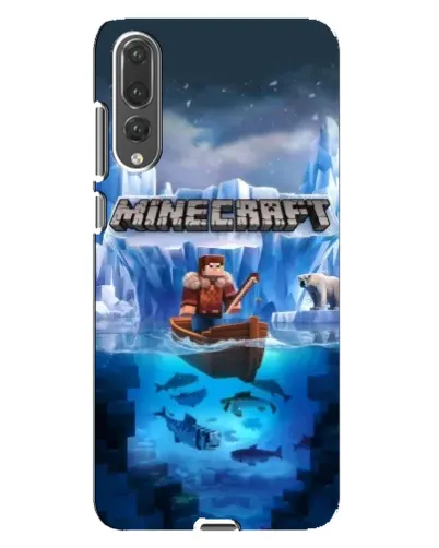 Чехол для Huawei P20 Pro (CLT-L04) с картинкой «Minecraft ледяной мир» Чехол для Huawei P20 Pro (CLT-L04) с картинкой «Minecraft ледяной мир»