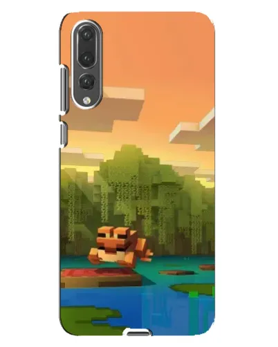 Чехол для Huawei P20 Pro (CLT-L04) с картинкой «Майнкрафт закат солнца» Чехол для Huawei P20 Pro (CLT-L04) с картинкой «Майнкрафт закат солнца»