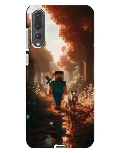 Чехол для Huawei P20 Pro (CLT-L04) с картинкой «Стив в лесу» Чехол для Huawei P20 Pro (CLT-L04) с картинкой «Стив в лесу»