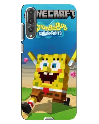 Чехол для Huawei P20 Pro (CLT-L04) с картинкой «Губка Боб Minecraft» Чехол для Huawei P20 Pro (CLT-L04) с картинкой «Губка Боб Minecraft»