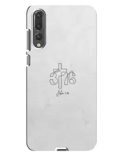 Чехол для Huawei P20 Pro (CLT-L04) с картинкой «Иоанна 3:16 Крест» Чехол для Huawei P20 Pro (CLT-L04) с картинкой «Иоанна 3:16 Крест»