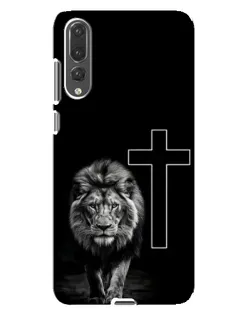 Чехол для Huawei P20 Pro (CLT-L04) с картинкой «Лев и Крест» Чехол для Huawei P20 Pro (CLT-L04) с картинкой «Лев и Крест»