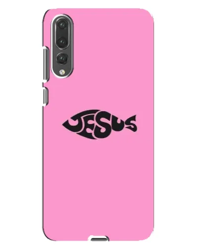 Чехол для Huawei P20 Pro (CLT-L04) с картинкой «Розовый символ Jesus» Чехол для Huawei P20 Pro (CLT-L04) с картинкой «Розовый символ Jesus»