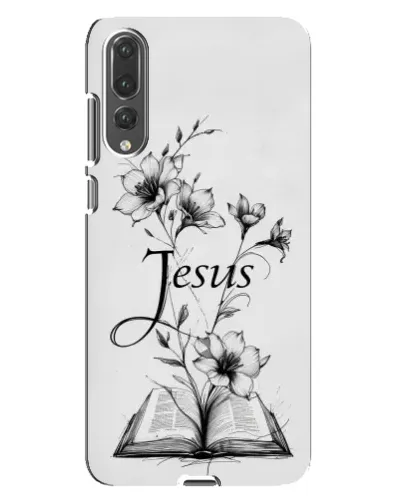 Чехол для Huawei P20 Pro (CLT-L04) с картинкой «Цветы и Библия» Чехол для Huawei P20 Pro (CLT-L04) с картинкой «Цветы и Библия»