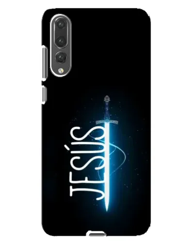 Чехол для Huawei P20 Pro (CLT-L04) с картинкой «Меч Духа Jesus» Чехол для Huawei P20 Pro (CLT-L04) с картинкой «Меч Духа Jesus»