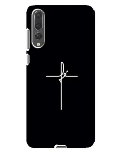 Чехол для Huawei P20 Pro (CLT-L04) с картинкой «Тонкий крест» Чехол для Huawei P20 Pro (CLT-L04) с картинкой «Тонкий крест»