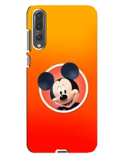 Чехол для Huawei P20 Pro (CLT-L04) с картинкой «Mickey в круге»
