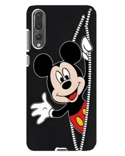 Чехол для Huawei P20 Pro (CLT-L04) с картинкой «Микки раздвигает стены»