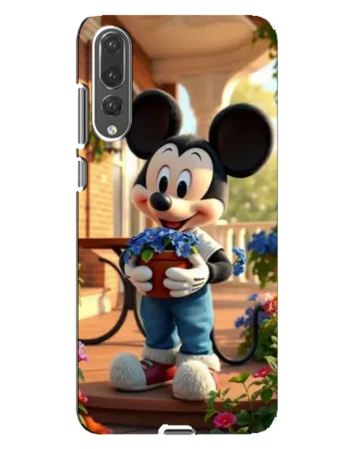 Чехол для Huawei P20 Pro (CLT-L04) с картинкой «Микки садовод»