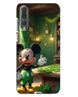 Чехол для Huawei P20 Pro (CLT-L04) с картинкой «Микки в мастерской»