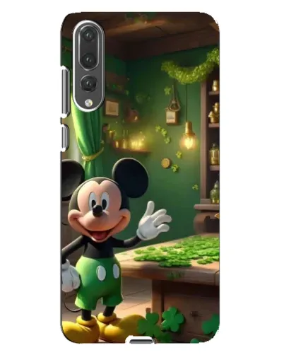 Чехол для Huawei P20 Pro (CLT-L04) с картинкой «Микки в мастерской»