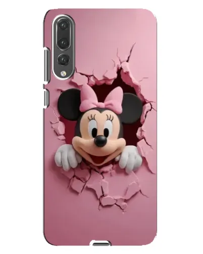Чехол для Huawei P20 Pro (CLT-L04) с картинкой «Минни сквозь стену»