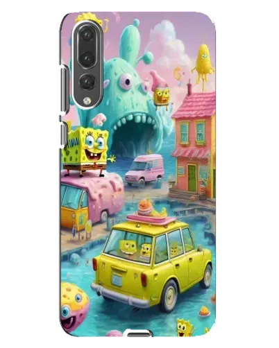 Чехол для Huawei P20 Pro (CLT-L04) с картинкой «Монстр-трак приключения»