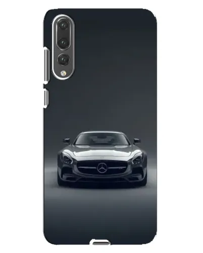 Чехол для Huawei P20 Pro (CLT-L04) с картинкой «Mercedes на черном»