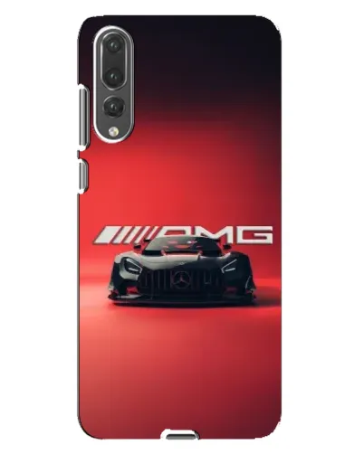 Чехол для Huawei P20 Pro (CLT-L04) с картинкой «Mercedes AMG — красная линия»