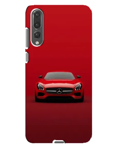 Чехол для Huawei P20 Pro (CLT-L04) с картинкой «Красный Mercedes AMG»