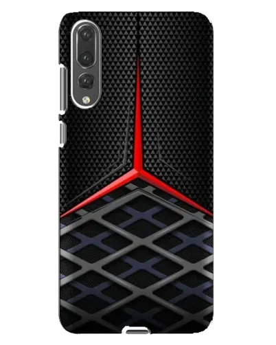 Чехол для Huawei P20 Pro (CLT-L04) с картинкой «Mercedes Carbon Grid»