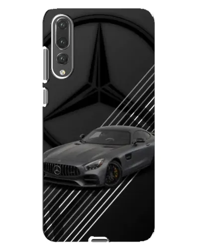 Чехол для Huawei P20 Pro (CLT-L04) с картинкой «Mercedes AMG — графика»