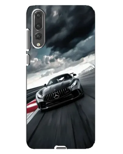 Чехол для Huawei P20 Pro (CLT-L04) с картинкой «Гоночный Mercedes AMG»
