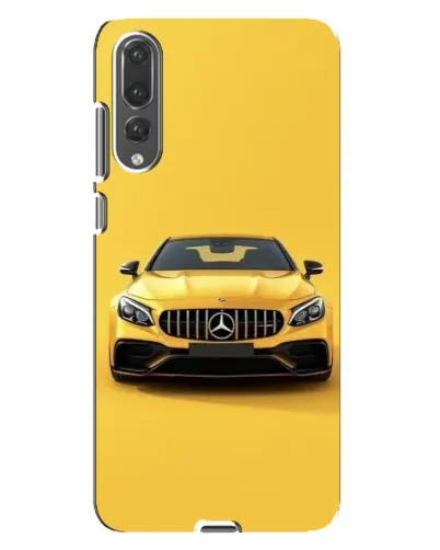 Чехол для Huawei P20 Pro (CLT-L04) с картинкой «Желтый Mercedes GT»