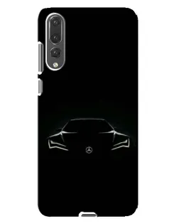 Чехол для Huawei P20 Pro (CLT-L04) с картинкой «Mercedes — силуэт авто» Чехол для Huawei P20 Pro (CLT-L04) с картинкой «Mercedes — силуэт авто»