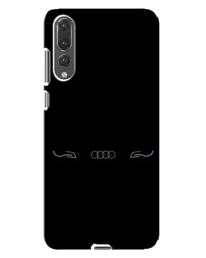 Чехол для Huawei P20 Pro (CLT-L04) с картинкой «Audi — световой подпись»