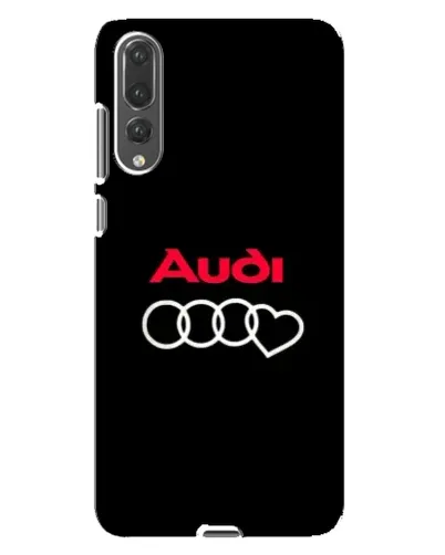 Чехол для Huawei P20 Pro (CLT-L04) с картинкой «Логотип Audi Heart»