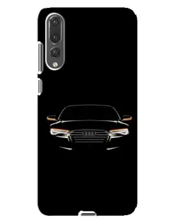 Чехол для Huawei P20 Pro (CLT-L04) с картинкой «Audi — ночной контур»