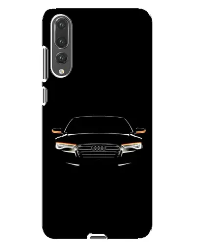 Чехол для Huawei P20 Pro (CLT-L04) с картинкой «Audi — ночной контур»