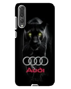 Чехол для Huawei P20 Pro (CLT-L04) с картинкой «Пантера и Audi»