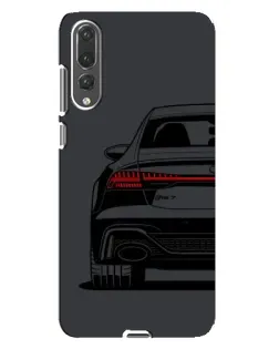Чехол для Huawei P20 Pro (CLT-L04) с картинкой «Задняя часть Audi — арт»