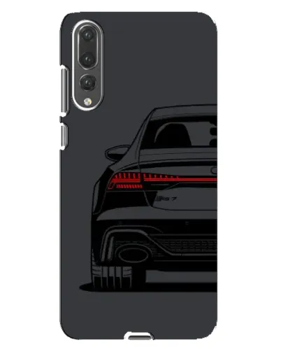 Чехол для Huawei P20 Pro (CLT-L04) с картинкой «Задняя часть Audi — арт»