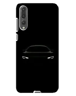 Чехол для Huawei P20 Pro (CLT-L04) с картинкой «Взгляд Audi в темноте»
