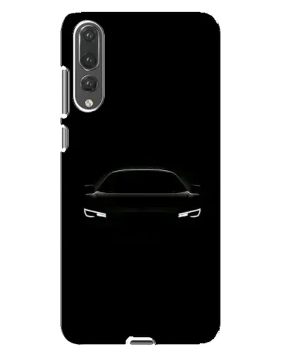 Чехол для Huawei P20 Pro (CLT-L04) с картинкой «Взгляд Audi в темноте»