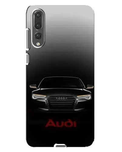Чехол для Huawei P20 Pro (CLT-L04) с картинкой «Audi — градиентный контур»