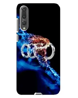 Чехол для Huawei P20 Pro (CLT-L04) с картинкой «Энергия лого Audi»
