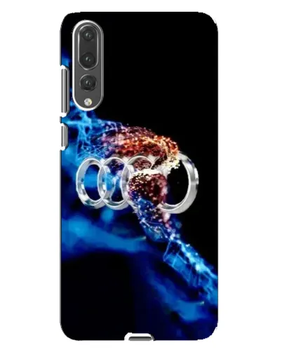 Чехол для Huawei P20 Pro (CLT-L04) с картинкой «Энергия лого Audi»