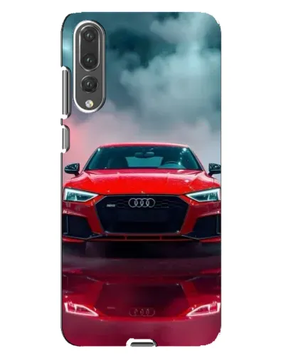 Чехол для Huawei P20 Pro (CLT-L04) с картинкой «Audi RS — красный стиль»