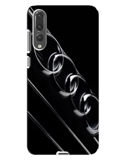 Чехол для Huawei P20 Pro (CLT-L04) с картинкой «Audi — абстрактные кольца»