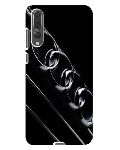 Чехол для Huawei P20 Pro (CLT-L04) с картинкой «Audi — абстрактные кольца»