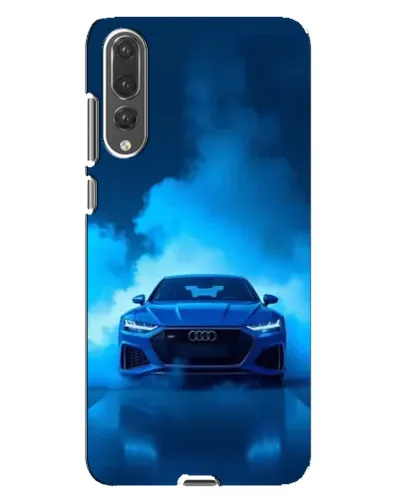Чехол для Huawei P20 Pro (CLT-L04) с картинкой «Audi — голубая энергия»