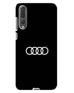 Чехол для Huawei P20 Pro (CLT-L04) с картинкой «Audi White Logo»