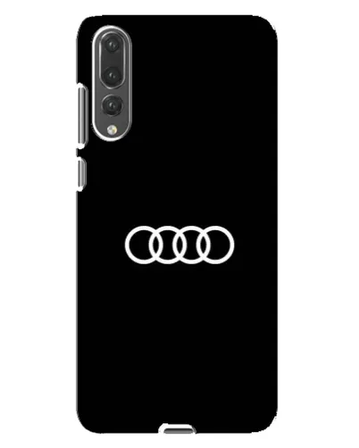 Чехол для Huawei P20 Pro (CLT-L04) с картинкой «Audi White Logo»