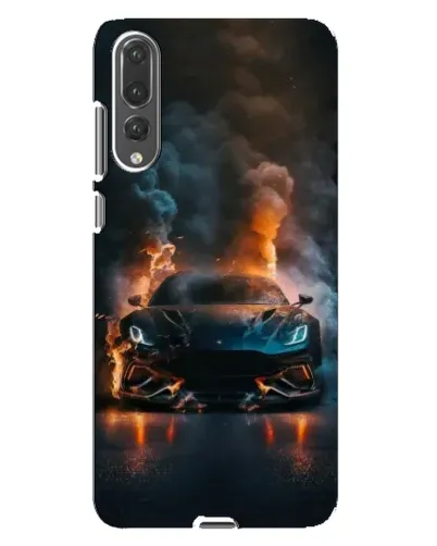 Чехол для Huawei P20 Pro (CLT-L04) с картинкой «Lamborghini дымная эстетика» Чехол для Huawei P20 Pro (CLT-L04) с картинкой «Lamborghini дымная эстетика»