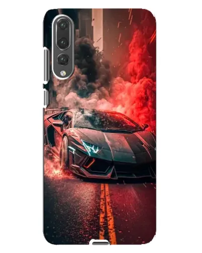 Чехол для Huawei P20 Pro (CLT-L04) с картинкой «Lamborghini красный дым» Чехол для Huawei P20 Pro (CLT-L04) с картинкой «Lamborghini красный дым»